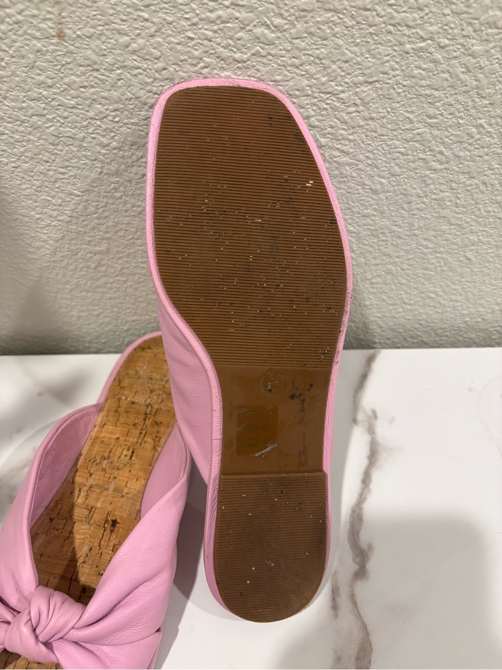 Vince Camuto Lilac Knot Slide Sandals - Picture 6 of 6